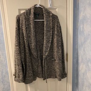 Lauren Jeans Company Ralph Lauren Sweater with horn and tie closure